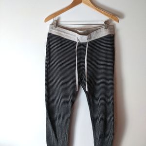 Eddie Bauer Women's L Waffle Striped Lounge Pants